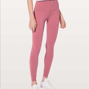 Align high rise pink lululemon leggings